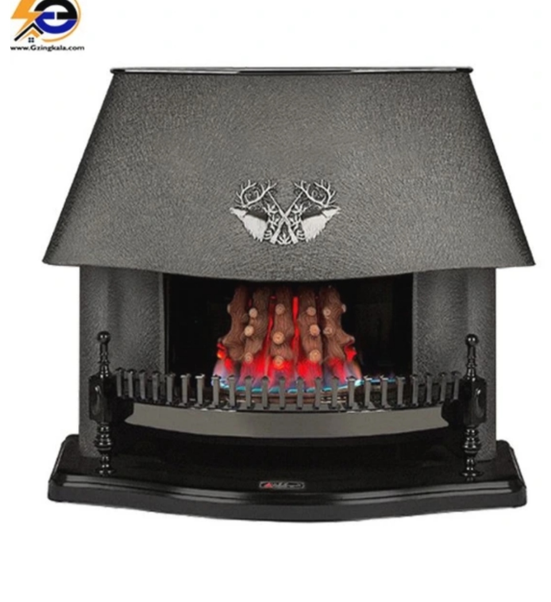 بخاری گازی نیک کالا مدل MC110 شومینه ای قوسی مدرن